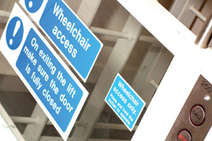 wheel chair signage